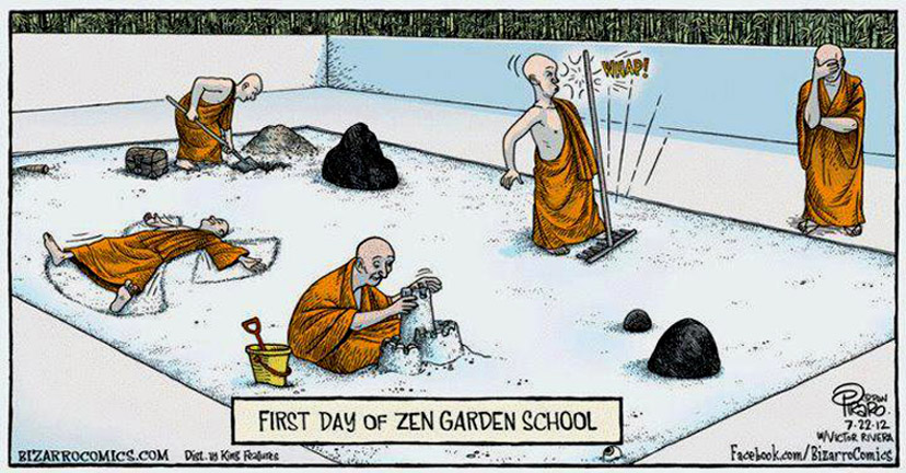 The Allegory Of The Zen Garden School Reaching For The Sky